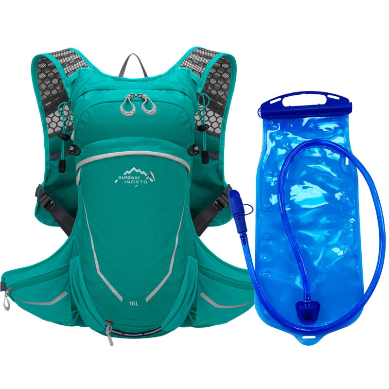 16L Outdoor Sport Cycling Running Mountaineering Hiking Bike Riding Hydration Water Bag Storage Pack UltraLight Bladder Backpack