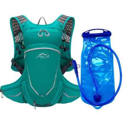 16L Outdoor Sport Cycling Running Mountaineering Hiking Bike Riding Hydration Water Bag Storage Pack UltraLight Bladder Backpack