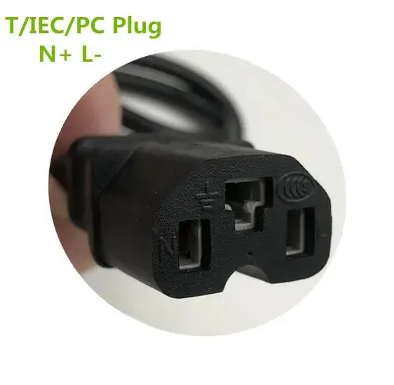 T/IEC/PC Plug for 48V Lead Acid Battery Charger for 12Ah 14Ah 20Ah 32Ah High-Quality Smart Charger with Cooling Fan & IEC Connector