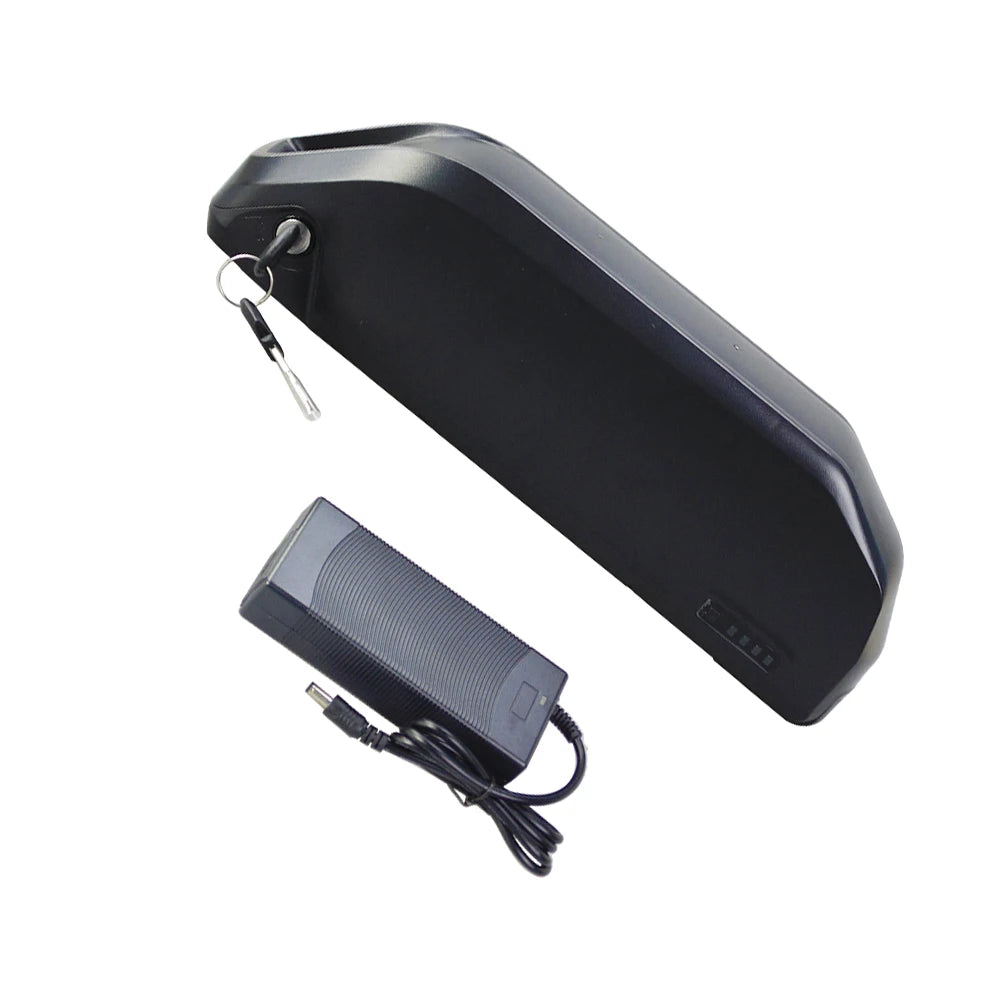 HiPEAK Bona step-over folding e-bike battery side view
