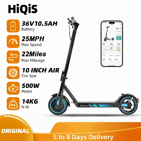HiQiS V10 elektrische step voor volwassenen