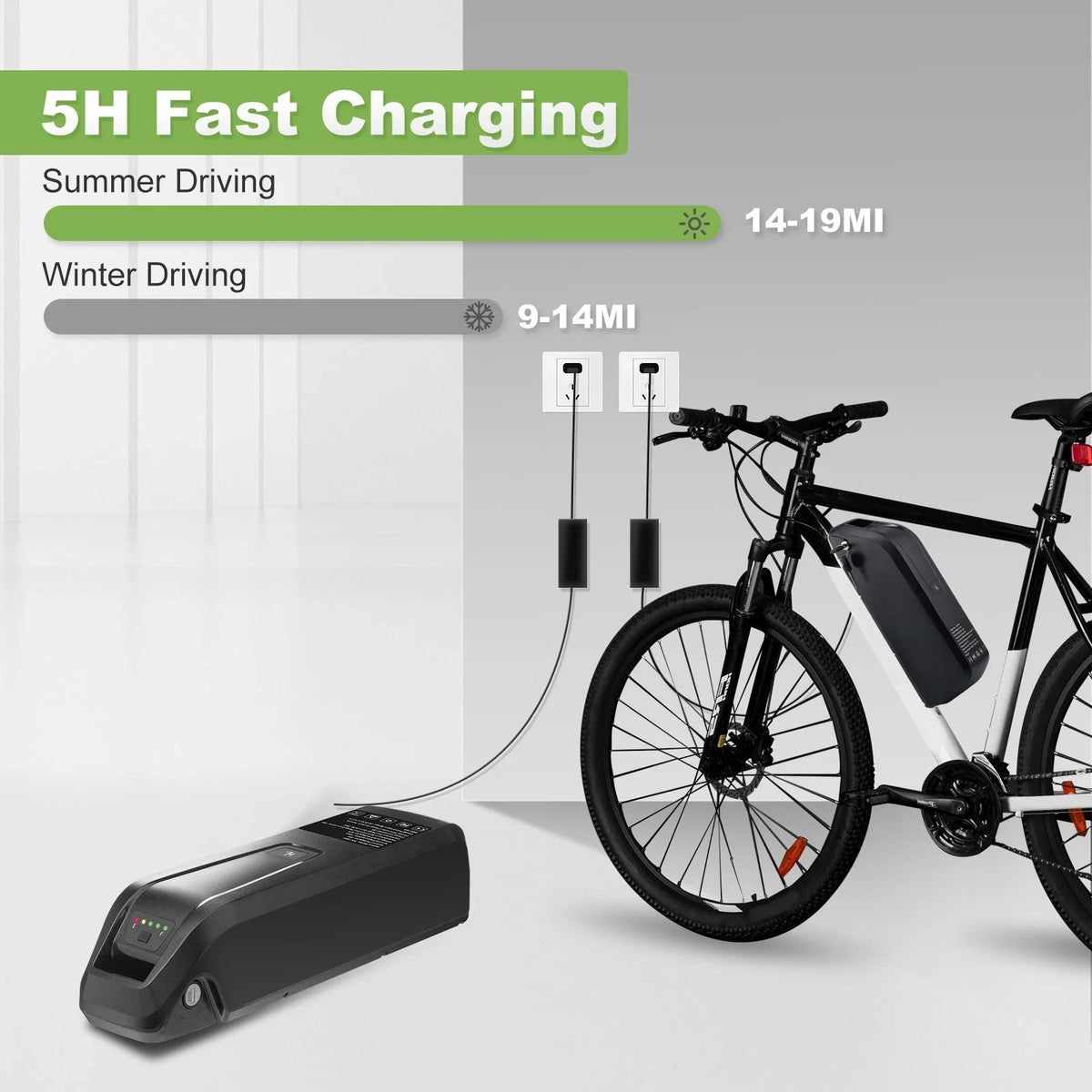 High-Capacity Hailong Battery Pack for Electric Bicycles