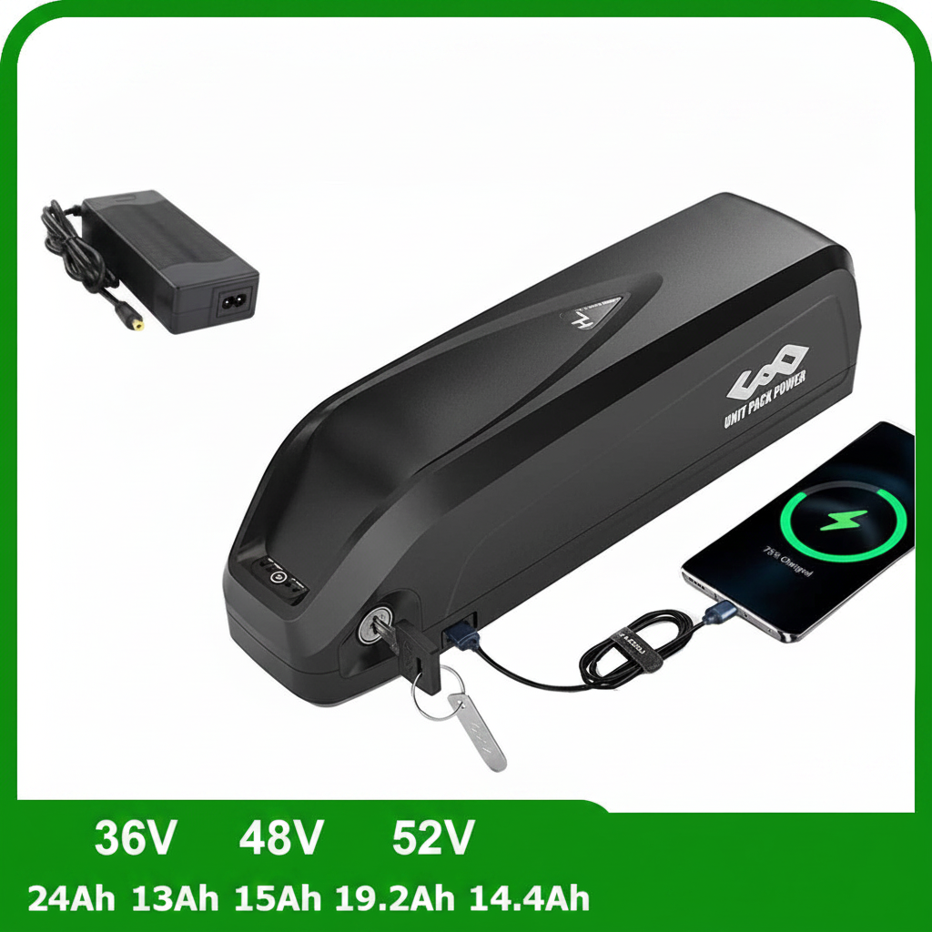 High-Capacity Lithium E-Bike Battery