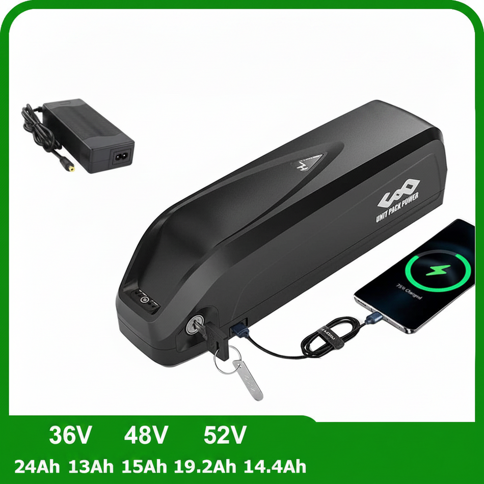 High-Capacity Lithium E-Bike Battery