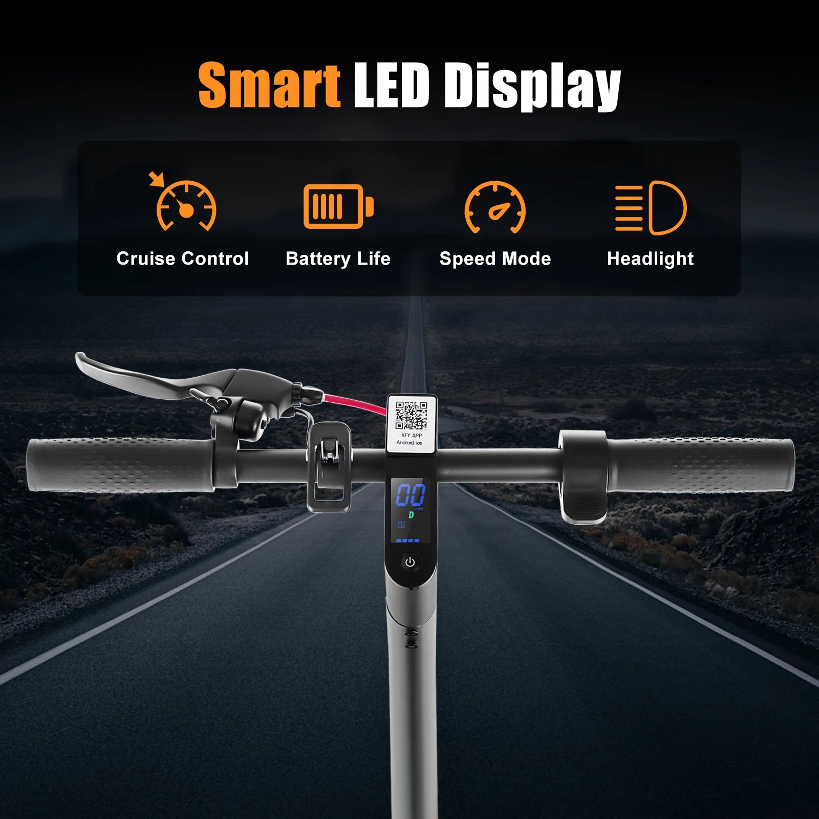 High-Performance 500W Motor Foldable E-Scooter