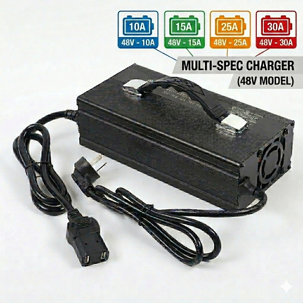 High-Performance Industrial Lithium Charger 10A to 30A