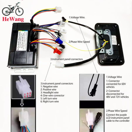 High-Power Brushless Motor Controller Kit with LCD Display