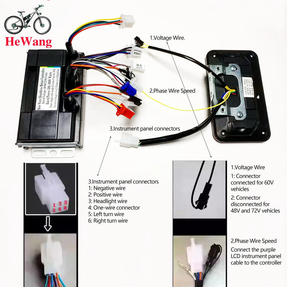 High-Power Brushless Motor Controller Kit with LCD Display