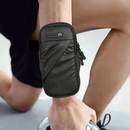 High-Quality PU Material Phone Holder for Sweat and Rain Protection