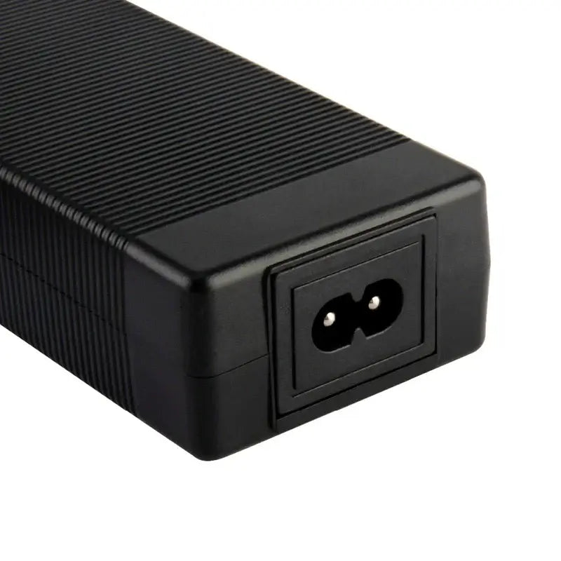42V 2A Smart Lithium Battery Charger for 36V 10S Li-ion Battery (DC 5.5x2.1mm) power adapter connection detail.
