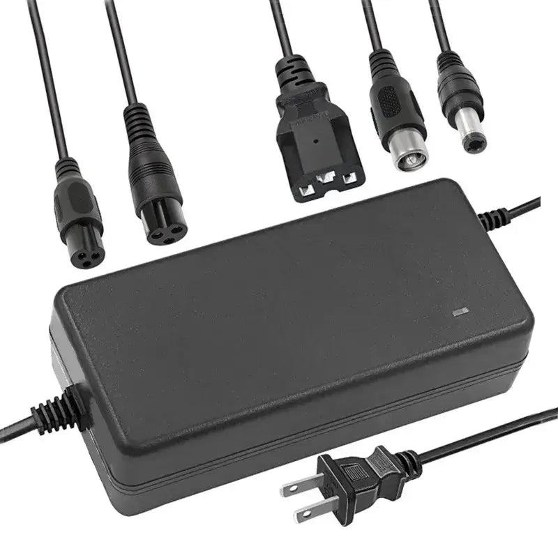 54.6V 2A Lithium Battery Charger for 48V 13S Skateboard & Balance Vehicle with multiple connectivity options.