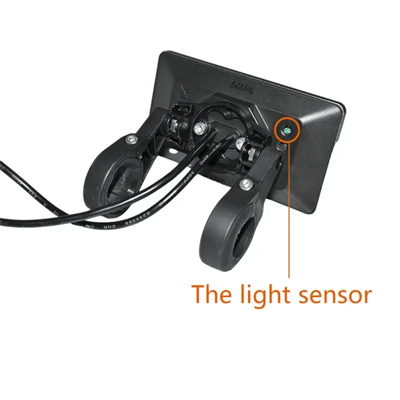 High-contrast multi-color LCD dashboard for clear daylight visibility