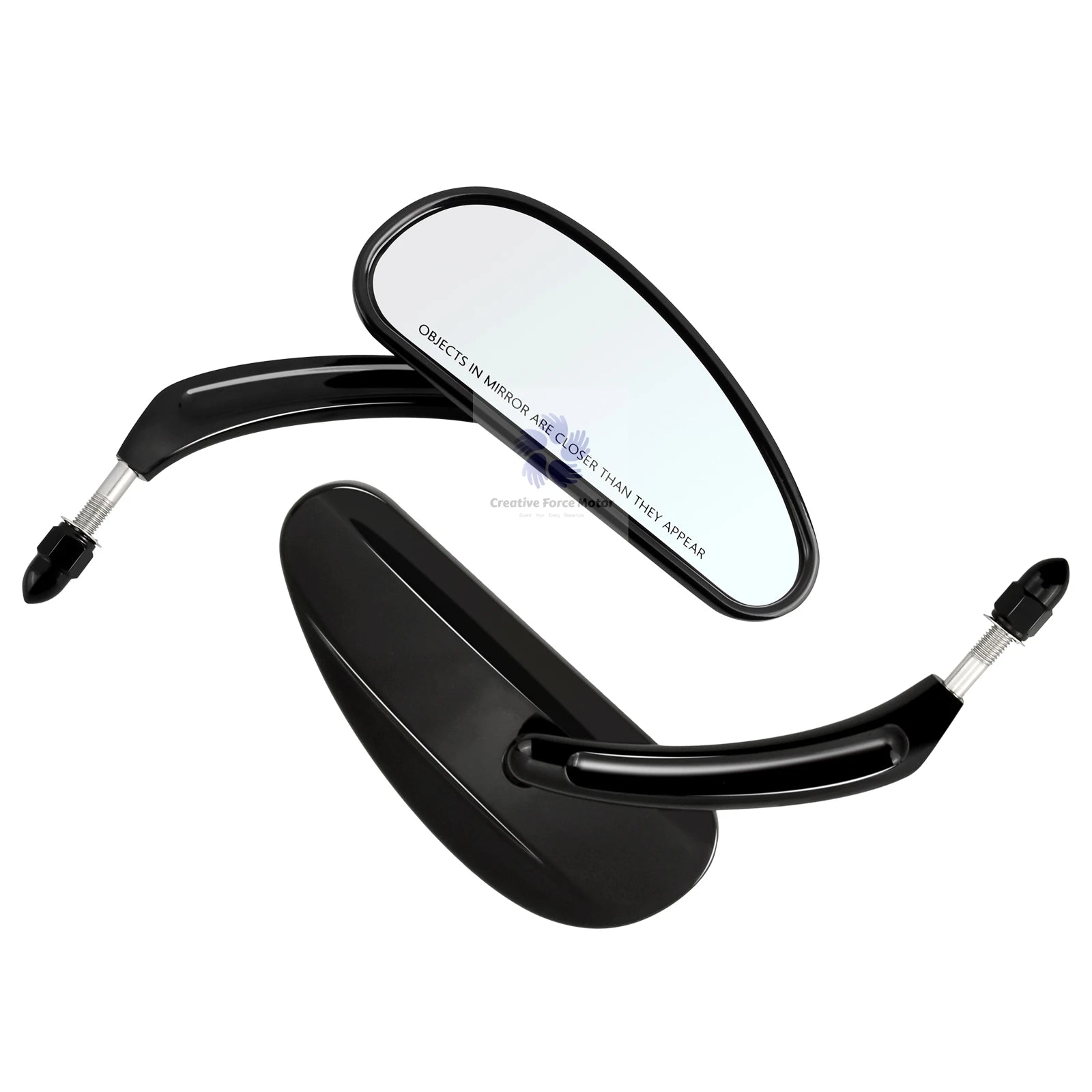 High-definition adjustable side mirrors for Harley Road King