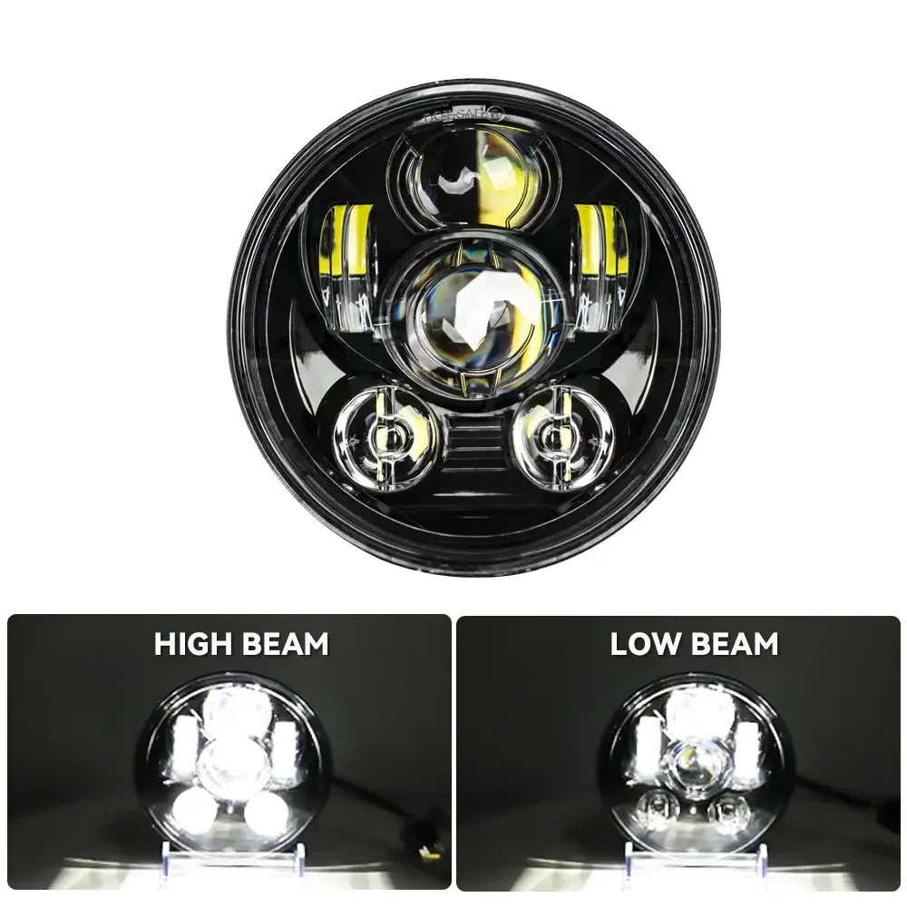 High-performance LED motorcycle headlamp for better visibility