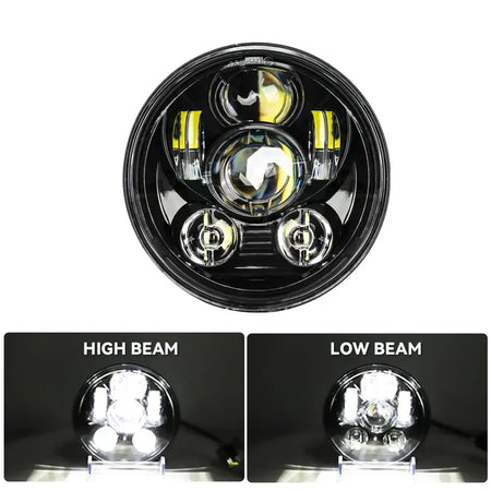 High-performance LED motorcycle headlamp for better visibility