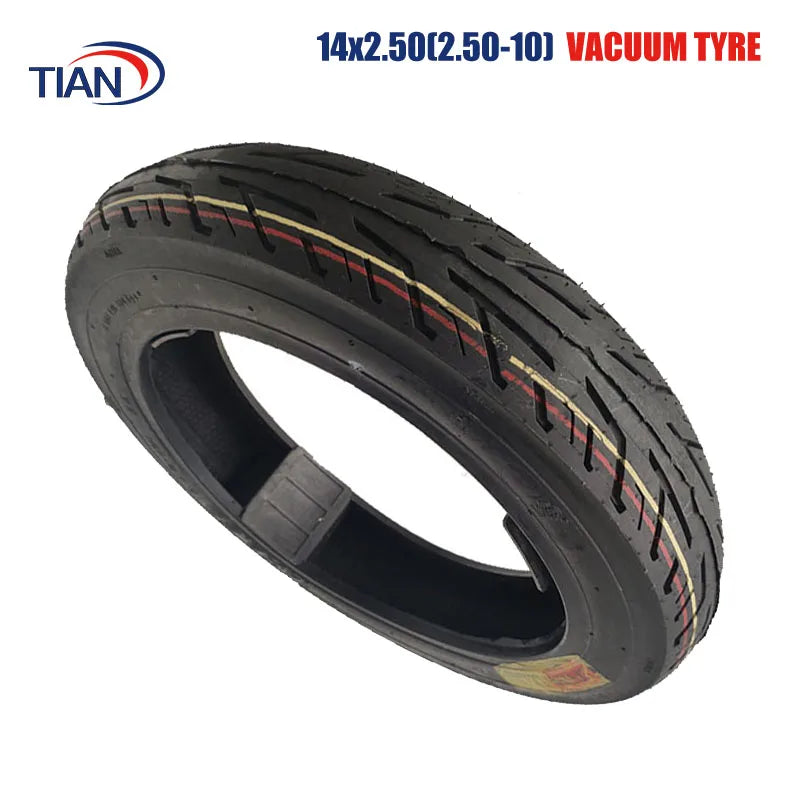High-quality 14x2.50 tubeless vacuum tire for electric vehicles full view
