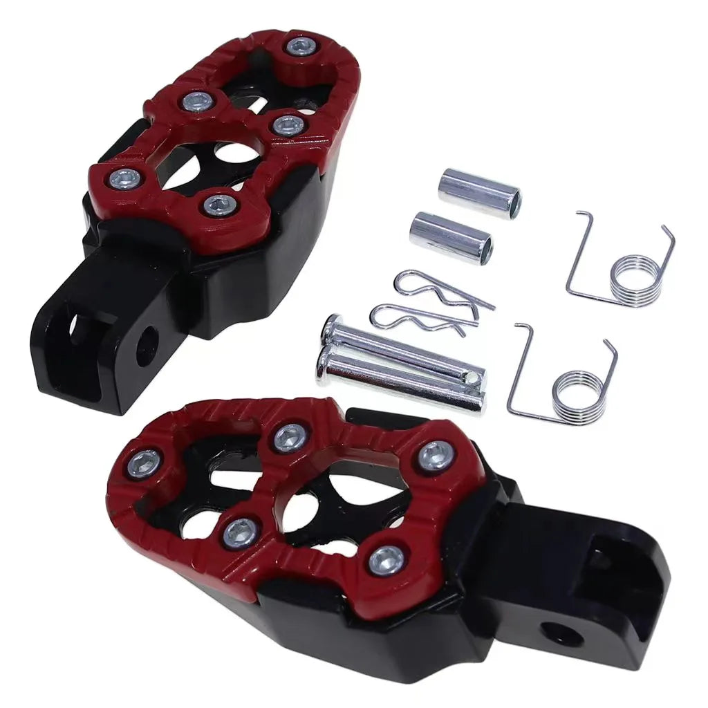 High-quality aluminum motorcycle foot pedals lightweight and durable