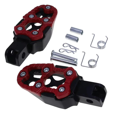 High-quality aluminum motorcycle foot pedals lightweight and durable