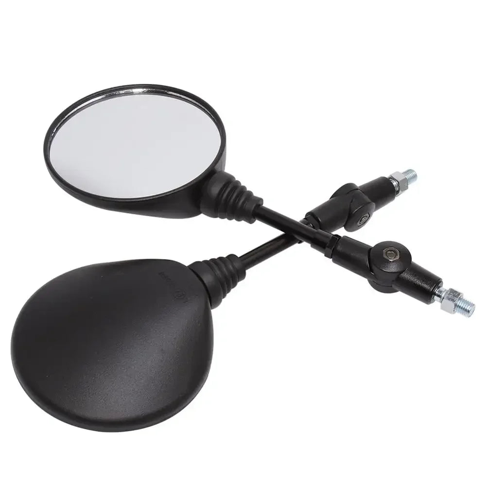 High-quality universal motorbike mirror with sleek black finish