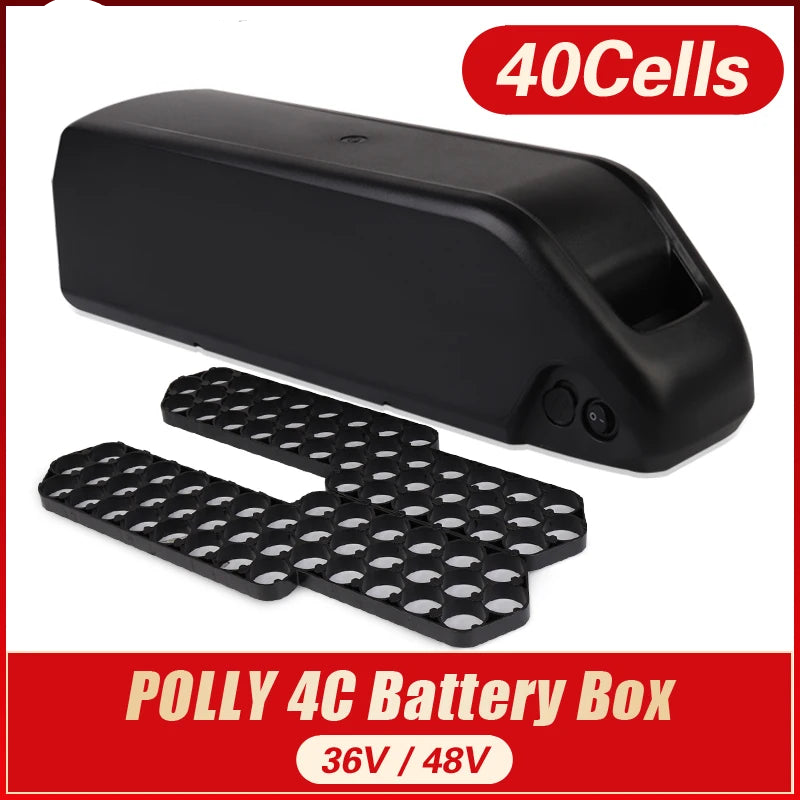 High-strength battery case for 21700 cell e-bike packs