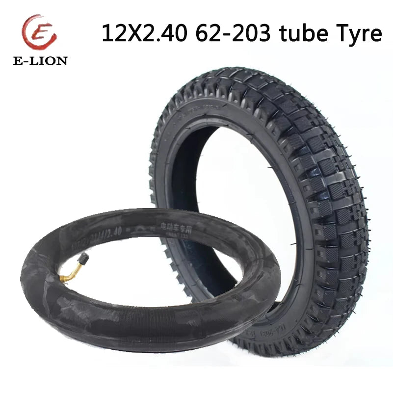 High Quality 12x2.40 62-203 Bike Tire and Inner Tube Set