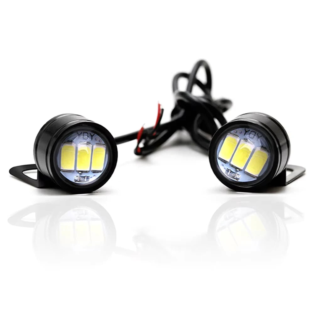 High brightness LED motorcycle fog light with blue strobe effect