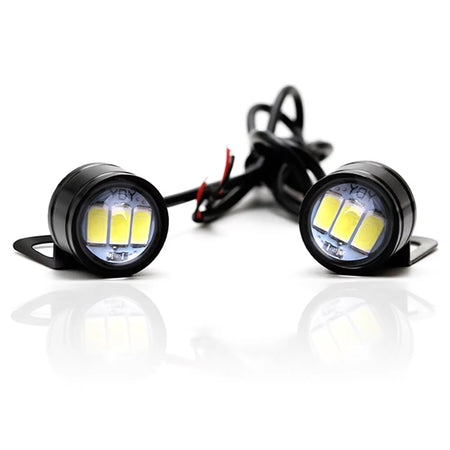 High brightness LED motorcycle fog light with blue strobe effect