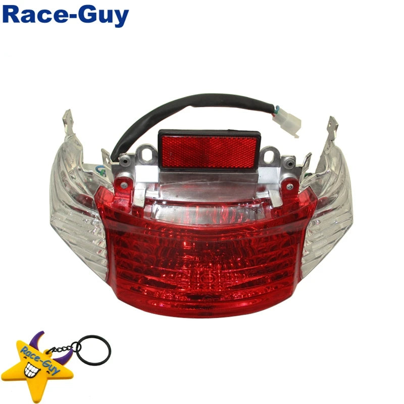 High brightness rear taillight for scooter