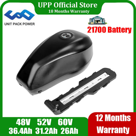 High capacity 21700 cell ebike battery pack