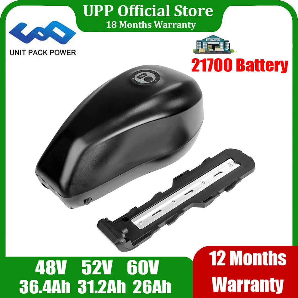 High capacity 21700 cell ebike battery pack