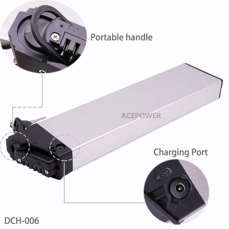 High capacity 48V DCH006 lithium ion battery