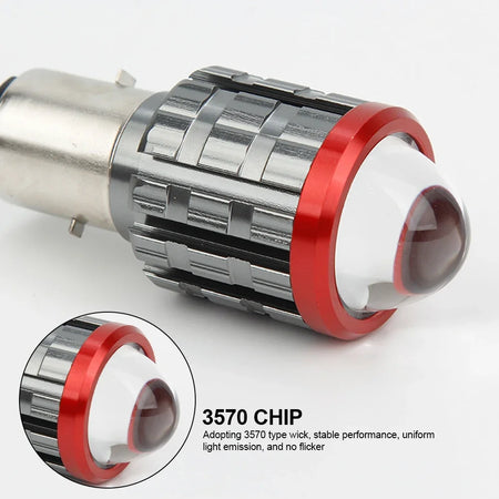High low beam LED motorcycle light for safe riding