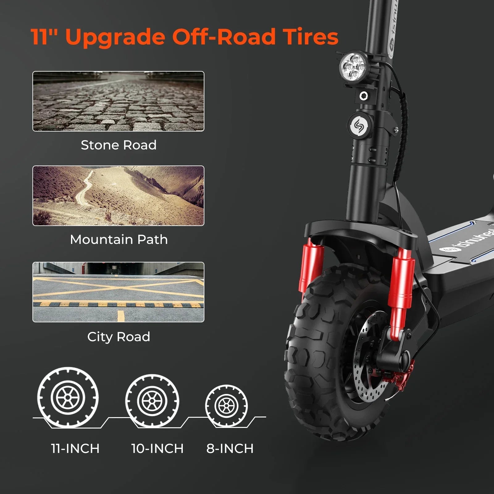 High performance 1000W motor electric scooter with long range battery