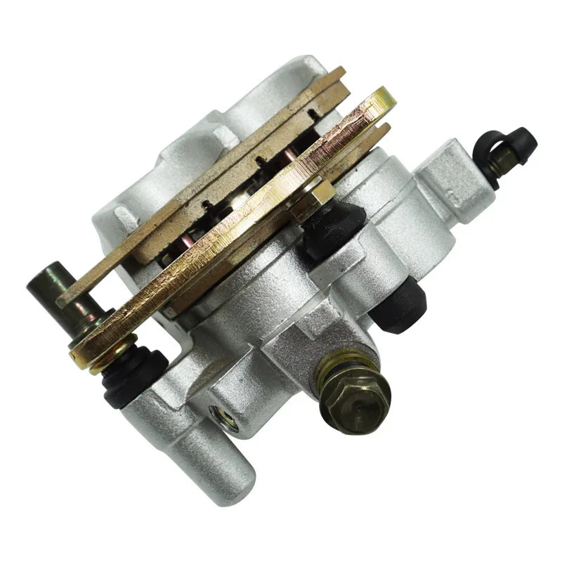 High performance front brake calipers with steel pistons