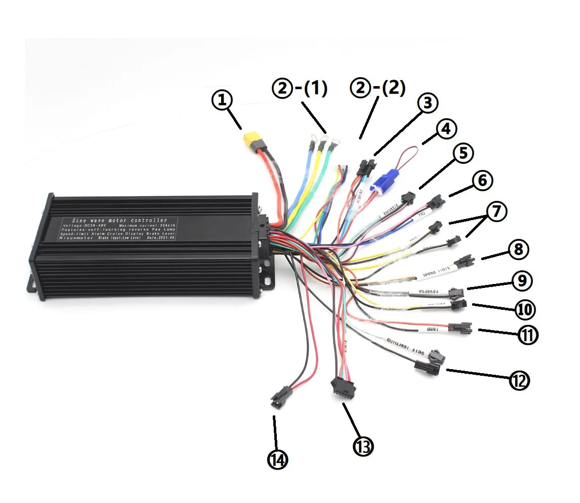 High power 1000W 2800W scooter controller kit