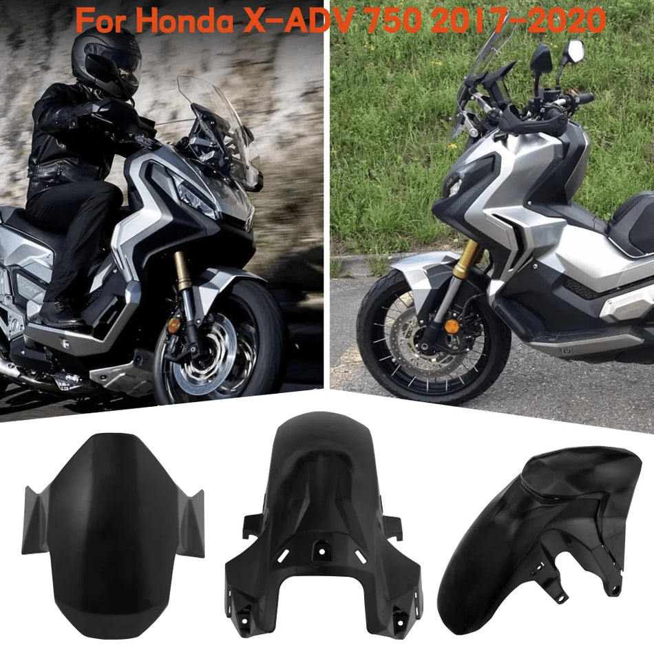 Honda-X-ADV-750-Front-Rear-Mudguard-Unpainted-ABS-Plastic