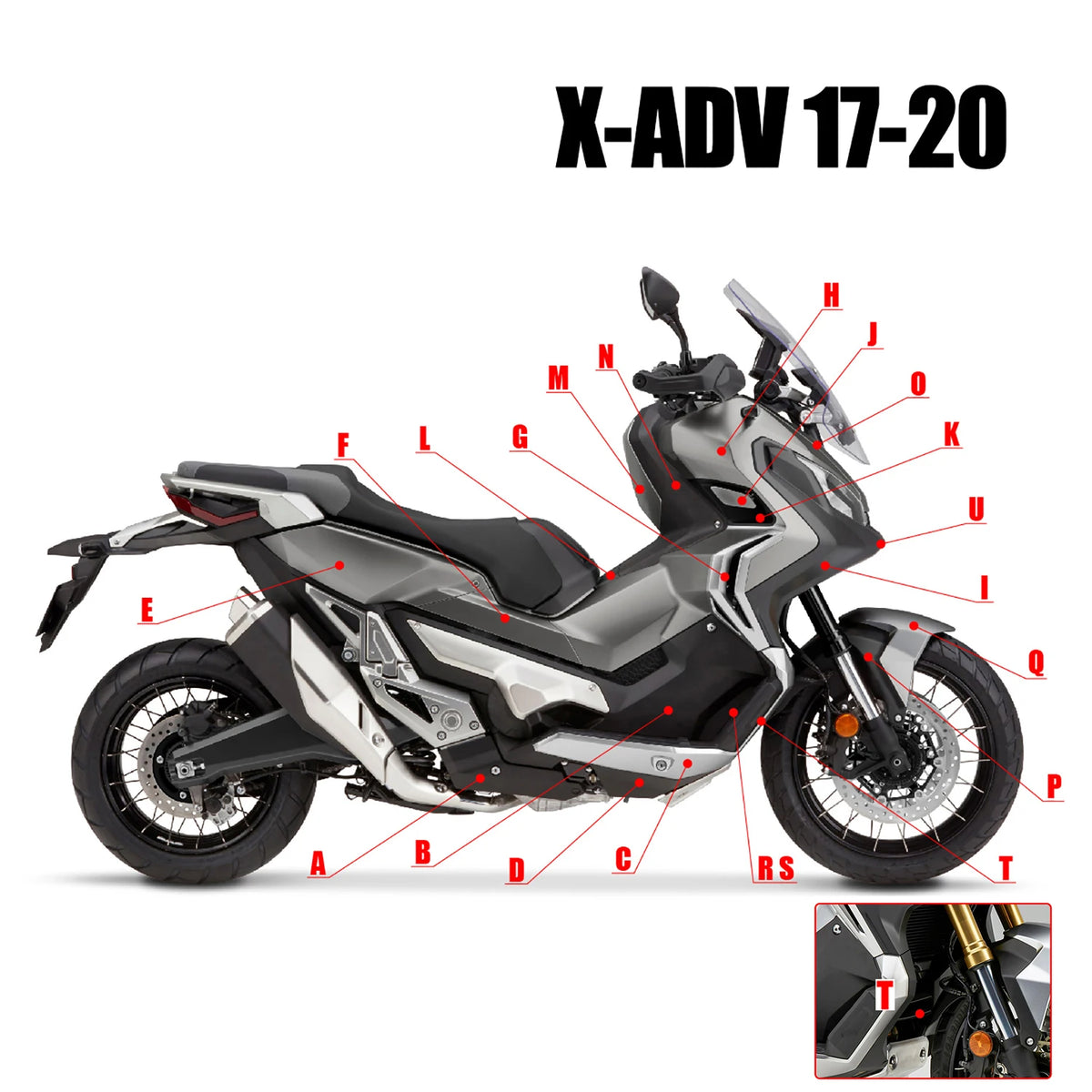 Honda X-ADV 750 bodywork kit