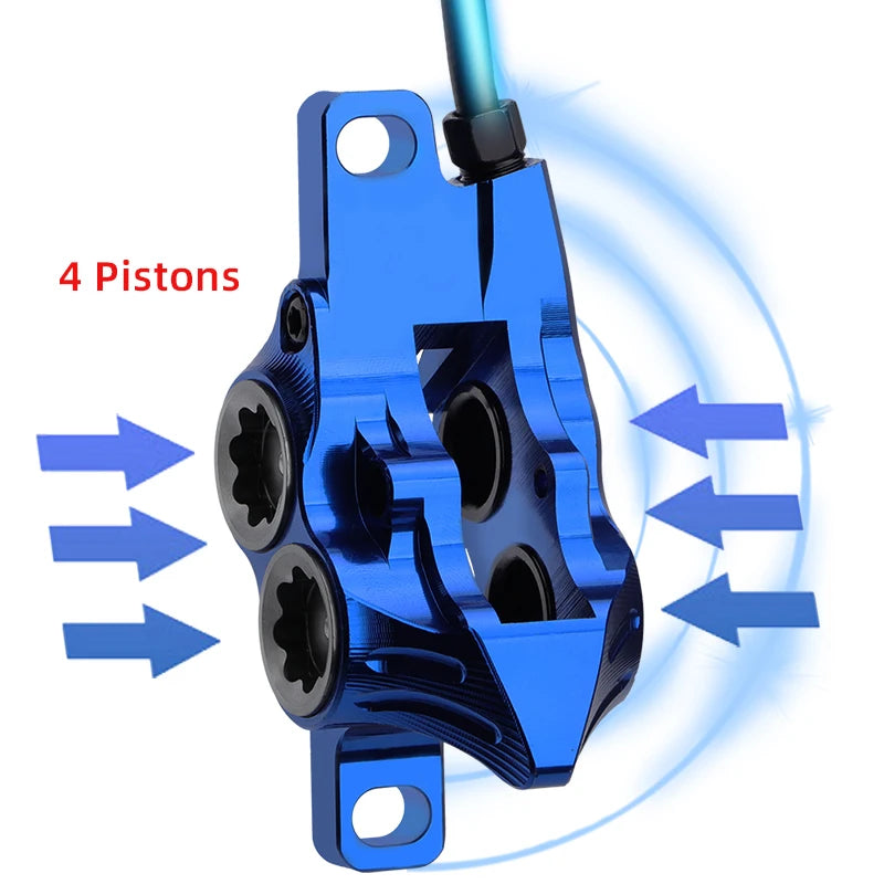IIIPRO E4 hydraulic disc brake 4 piston MTB system