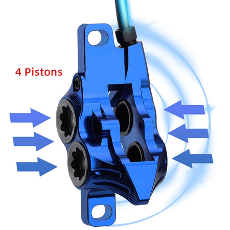IIIPRO E4 hydraulic disc brake 4 piston MTB system