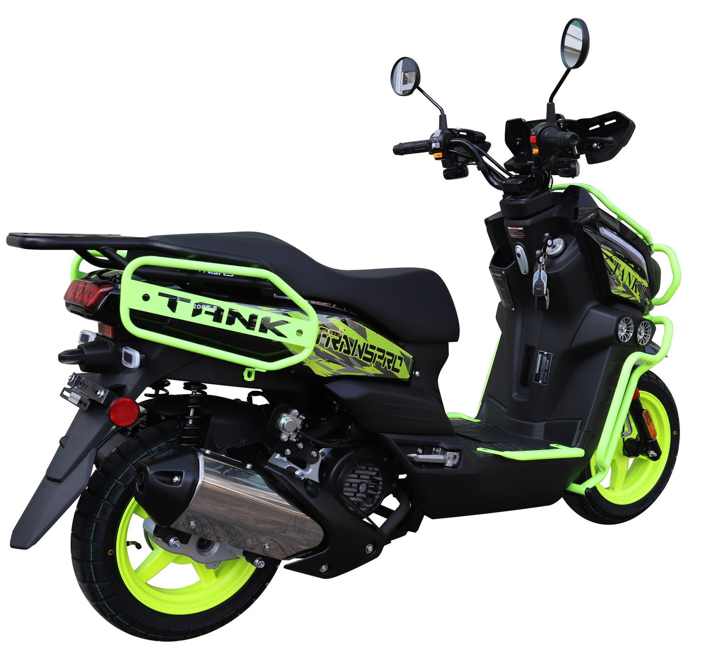 200cc Automatic Gas Bike for Urban Commuting & Food Delivery | Air-Cooled JJ200T-5