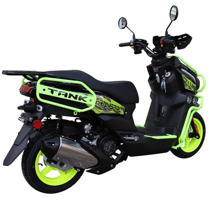 200cc Automatic Gas Bike for Urban Commuting & Food Delivery | Air-Cooled JJ200T-5