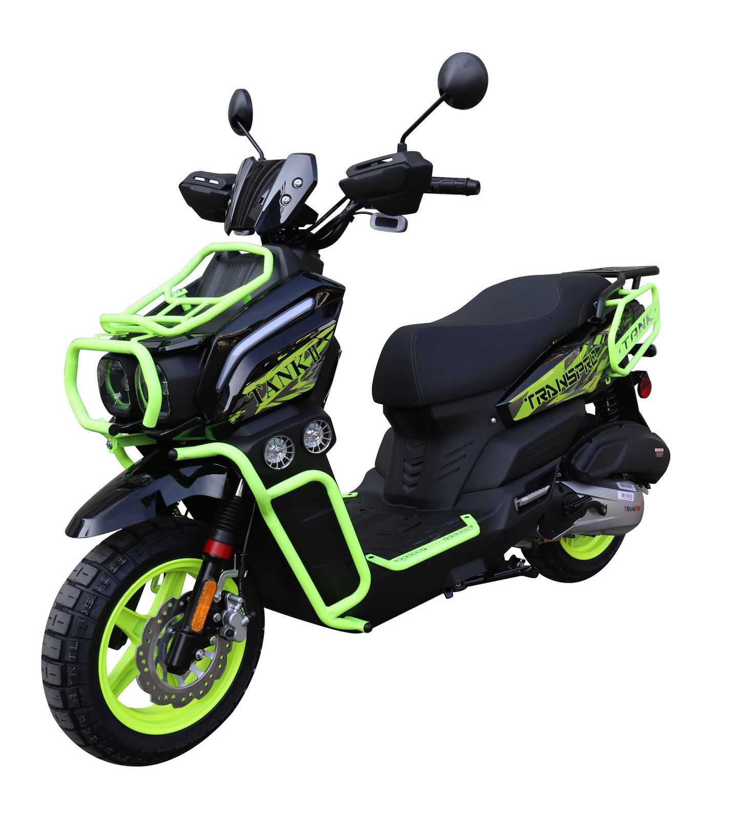 200cc Automatic Gas Bike for Urban Commuting & Food Delivery | Air-Cooled JJ200T-5