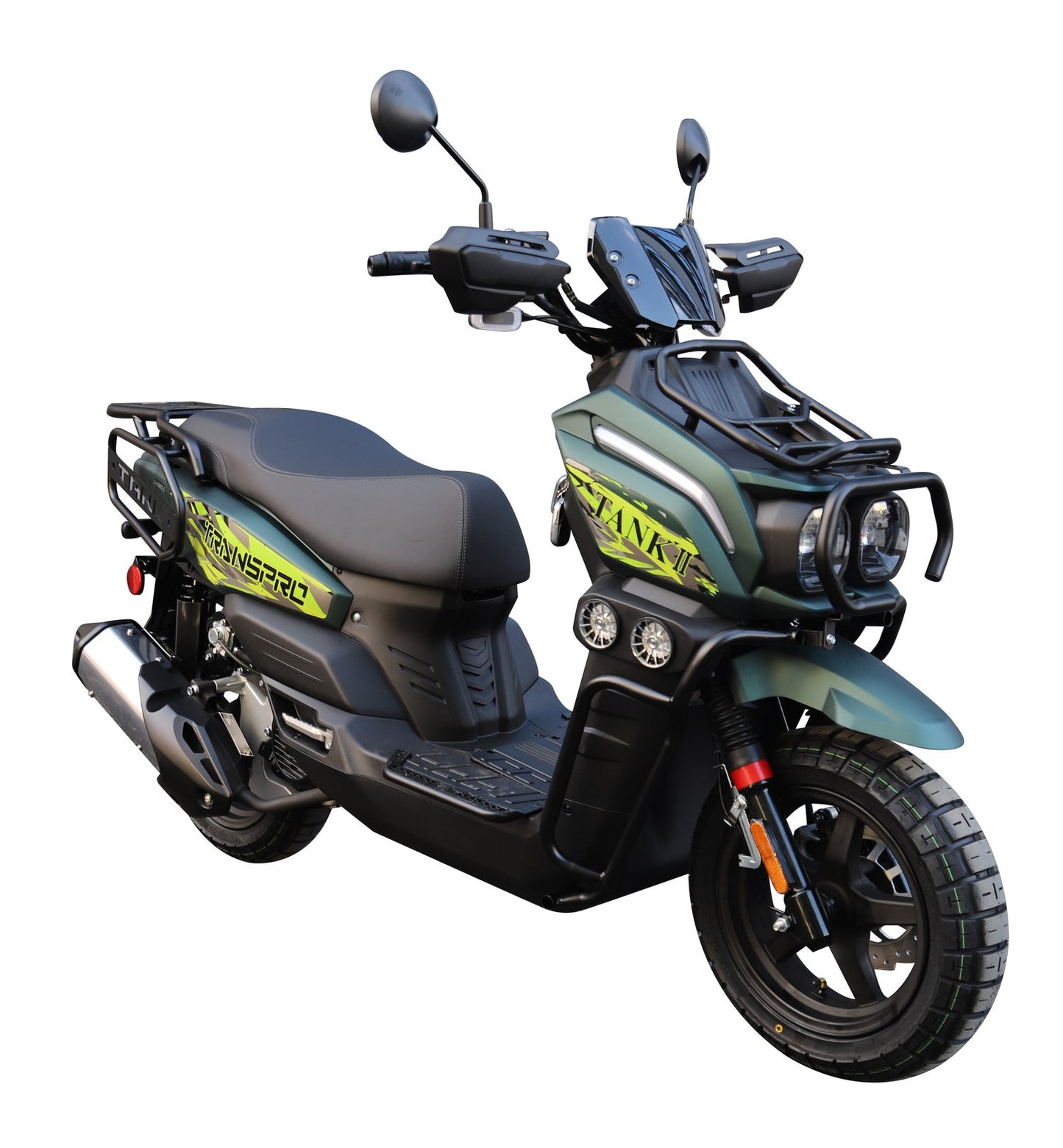 200cc Automatic Gas Bike for Urban Commuting & Food Delivery | Air-Cooled JJ200T-5