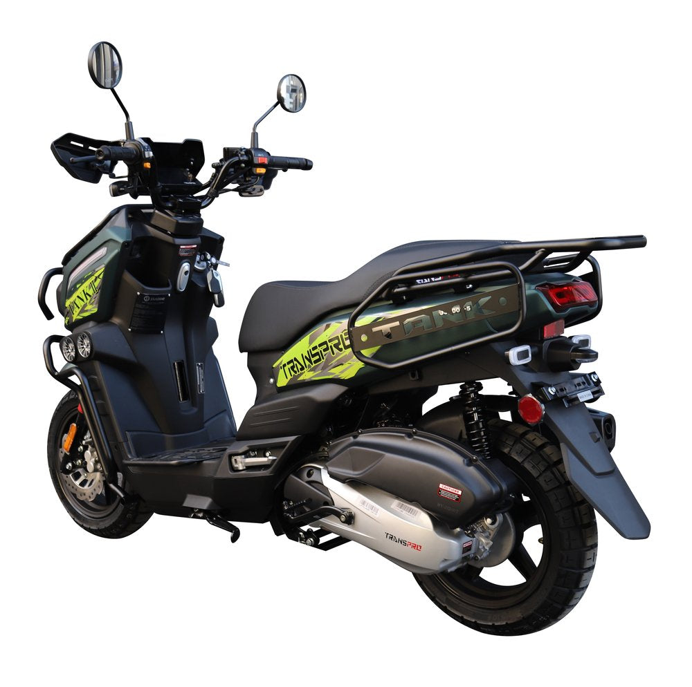 200cc Automatic Gas Bike for Urban Commuting & Food Delivery | Air-Cooled JJ200T-5