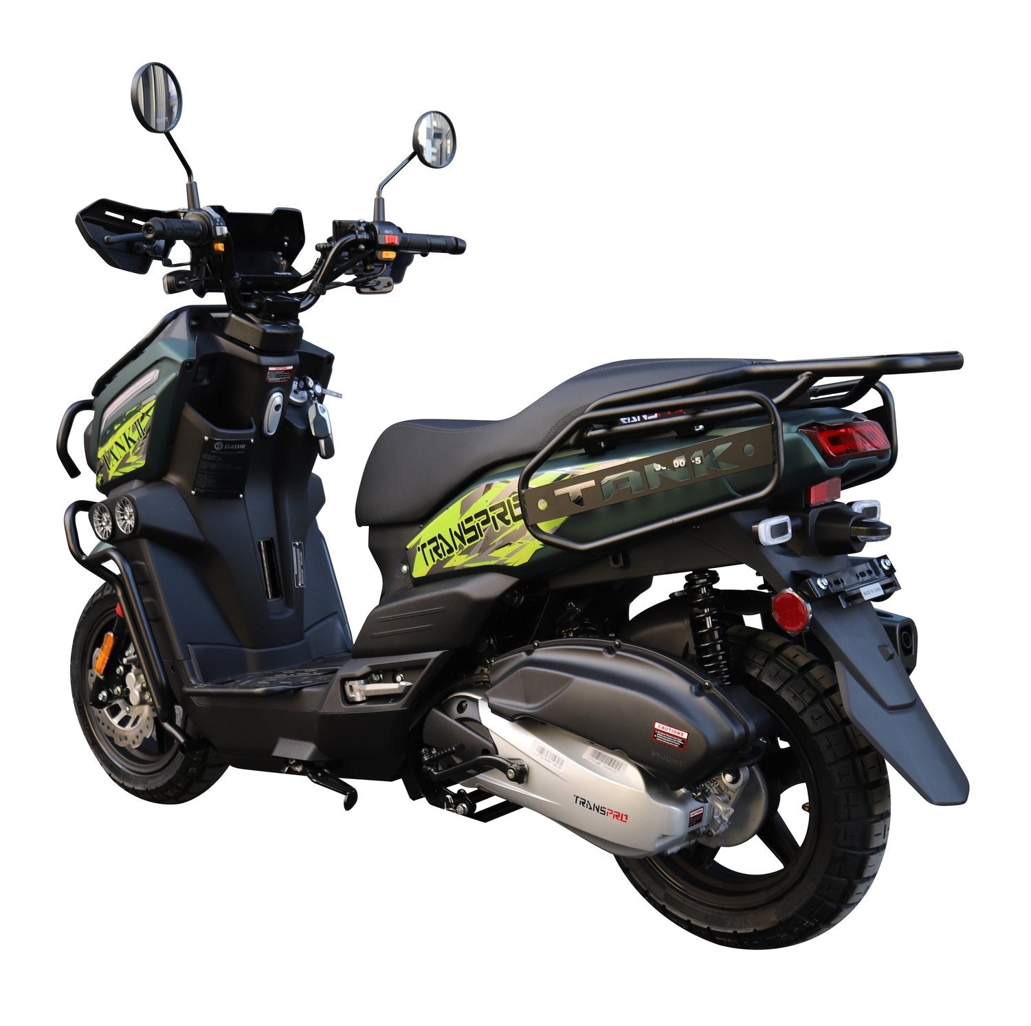 200cc Automatic Gas Bike for Urban Commuting & Food Delivery | Air-Cooled JJ200T-5