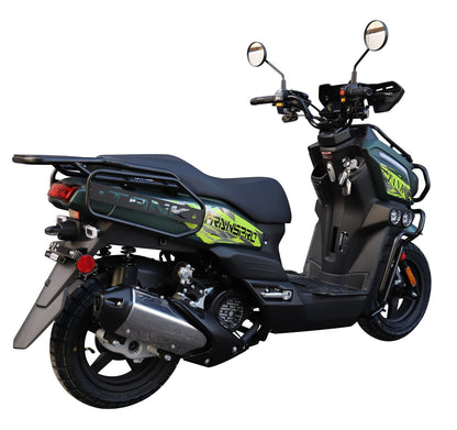 200cc Automatic Gas Bike for Urban Commuting & Food Delivery | Air-Cooled JJ200T-5