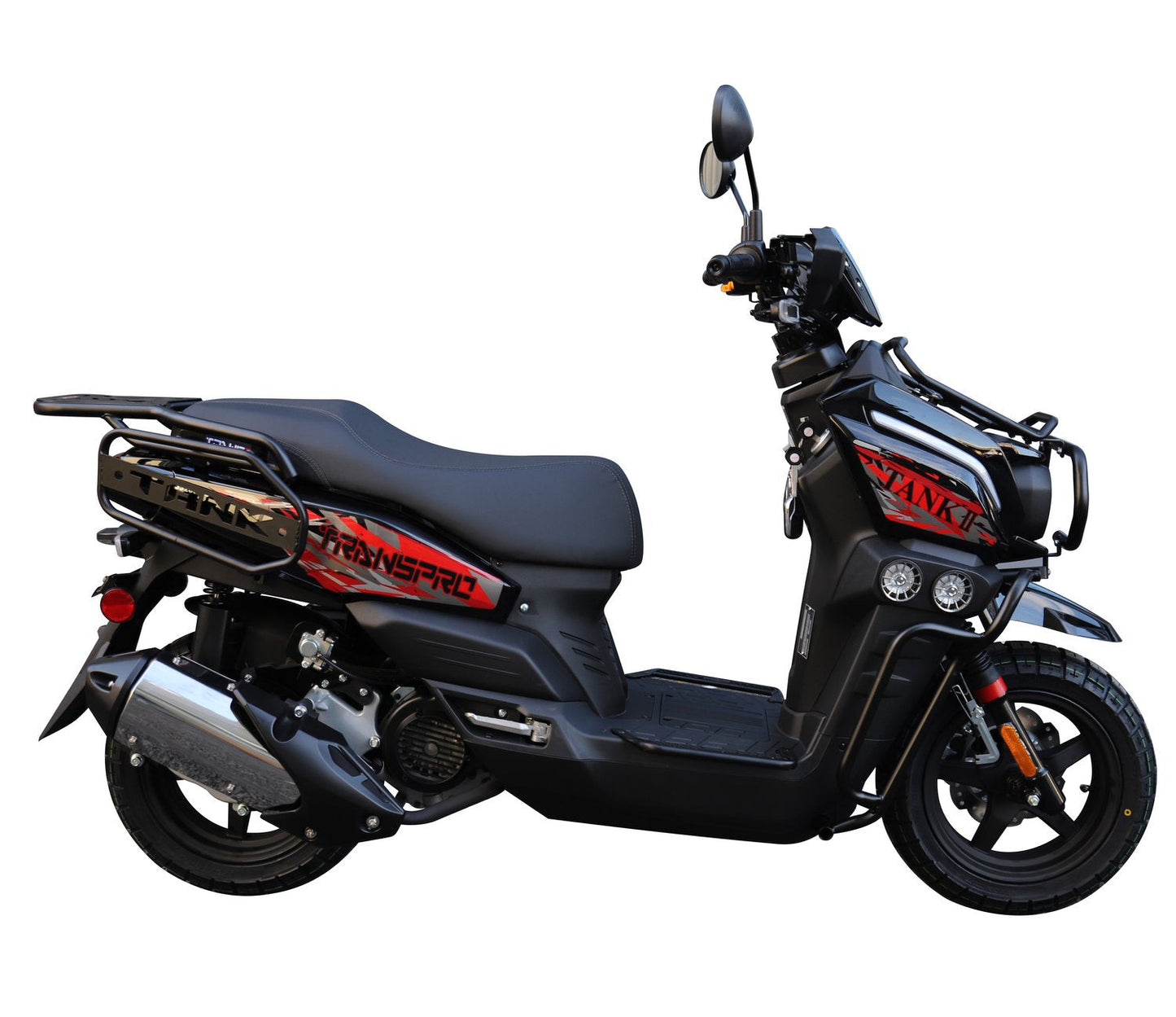 200cc Automatic Gas Bike for Urban Commuting & Food Delivery | Air-Cooled JJ200T-5