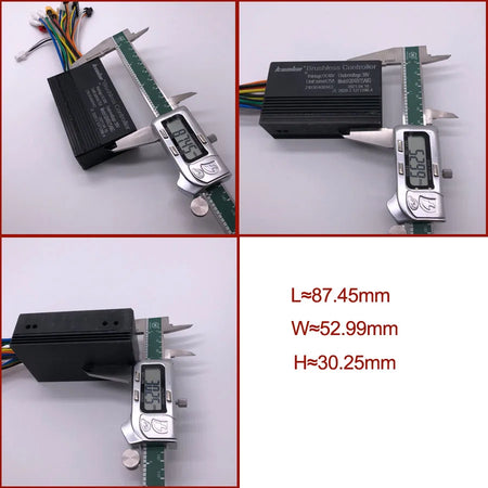 Identification Label on Kaabo Mantis 10 48V 25A Controller showing Specs