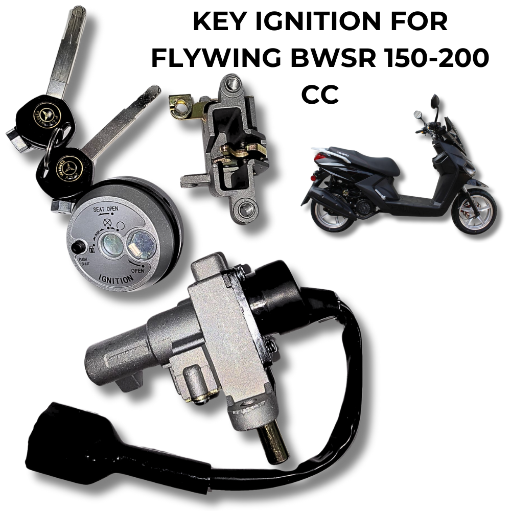 Ignition Key Switch 4 Wire 150cc GY6 Moped Scooter Taotao
