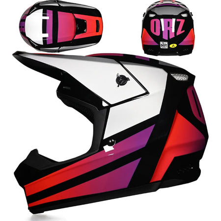 Impact resistant youth motocross helmet